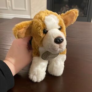 Russ Berrie Yomiko Classics Plush Brown Black & White Beagle Plush Toy Dog 12”
